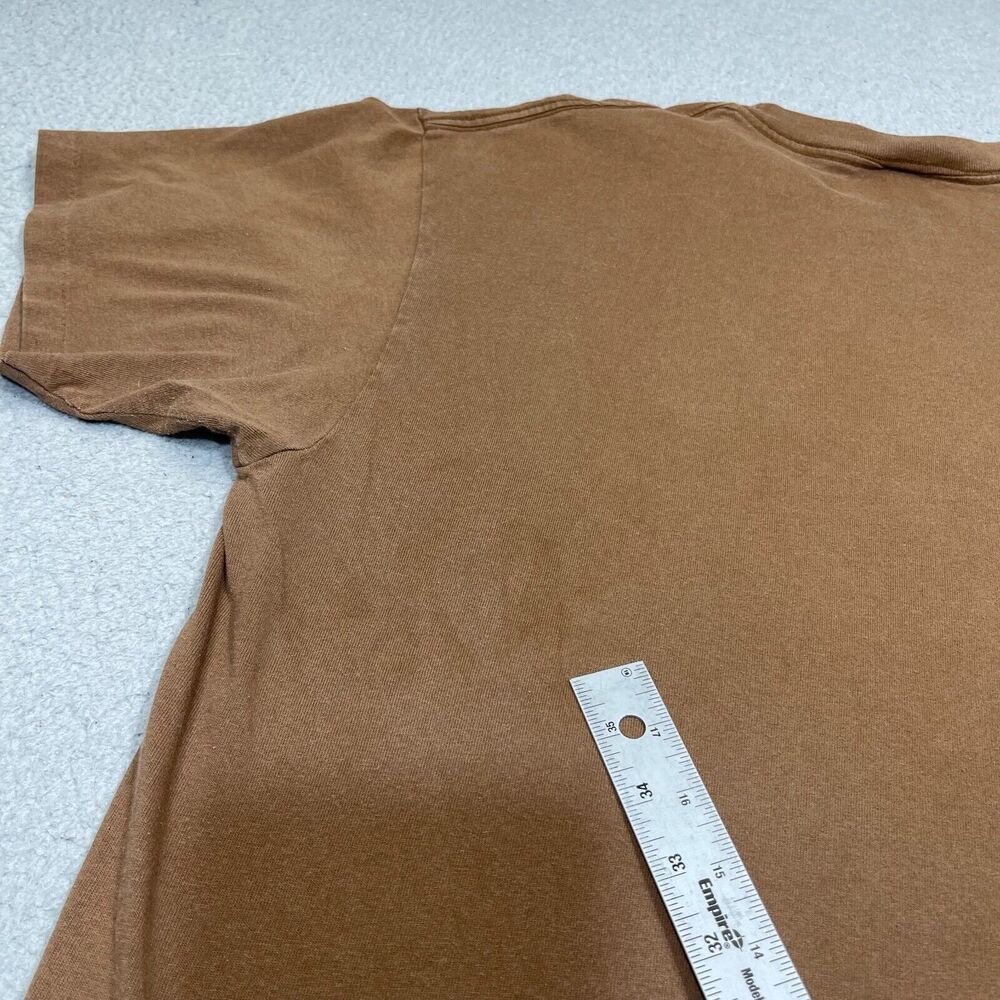 Vintage Jody Bergsma Shirt Mens Extra Large Brown Sky Gods‎ Eagles Art USA Anvil - Picture 9 of 13